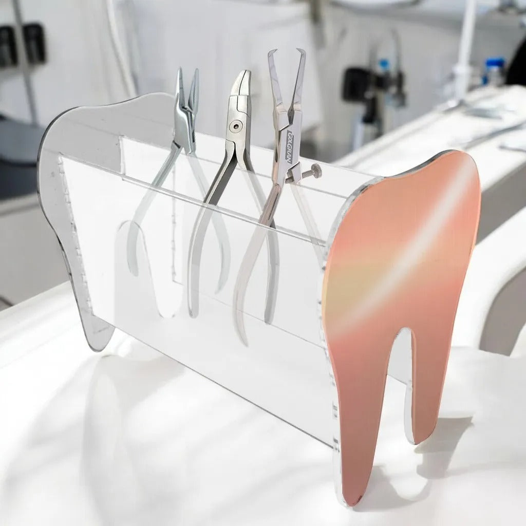 Porta Alicate Dentista Acrílico Suporte Instrumentos