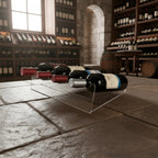 Porta 4 Garrafas Vinho Suporte Expositor Design Moderno