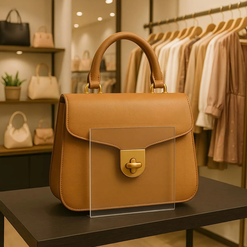 Kit 6 Expositor Bolsa 10x10cm Lojas Moda Feminina Display