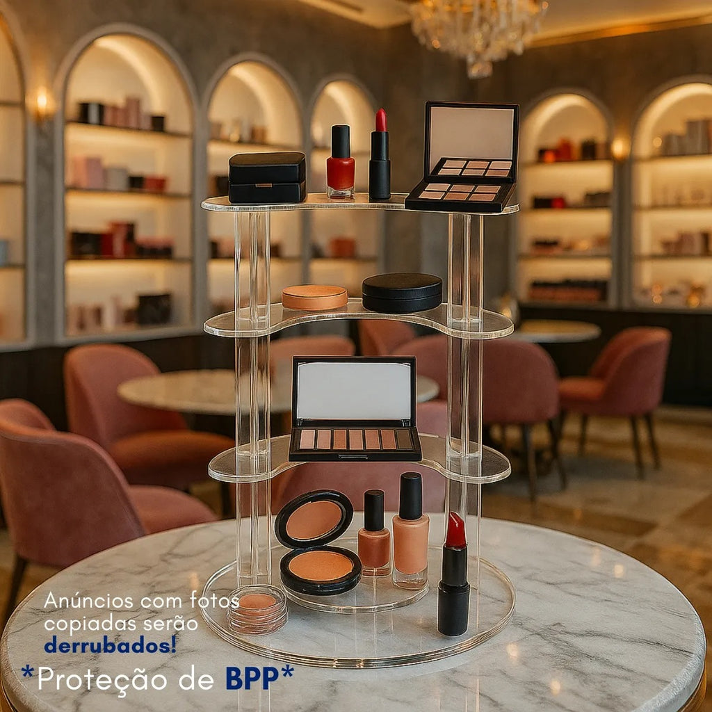 Prateleira 5 Andares Display Vitrine Balcão Loja Suporte