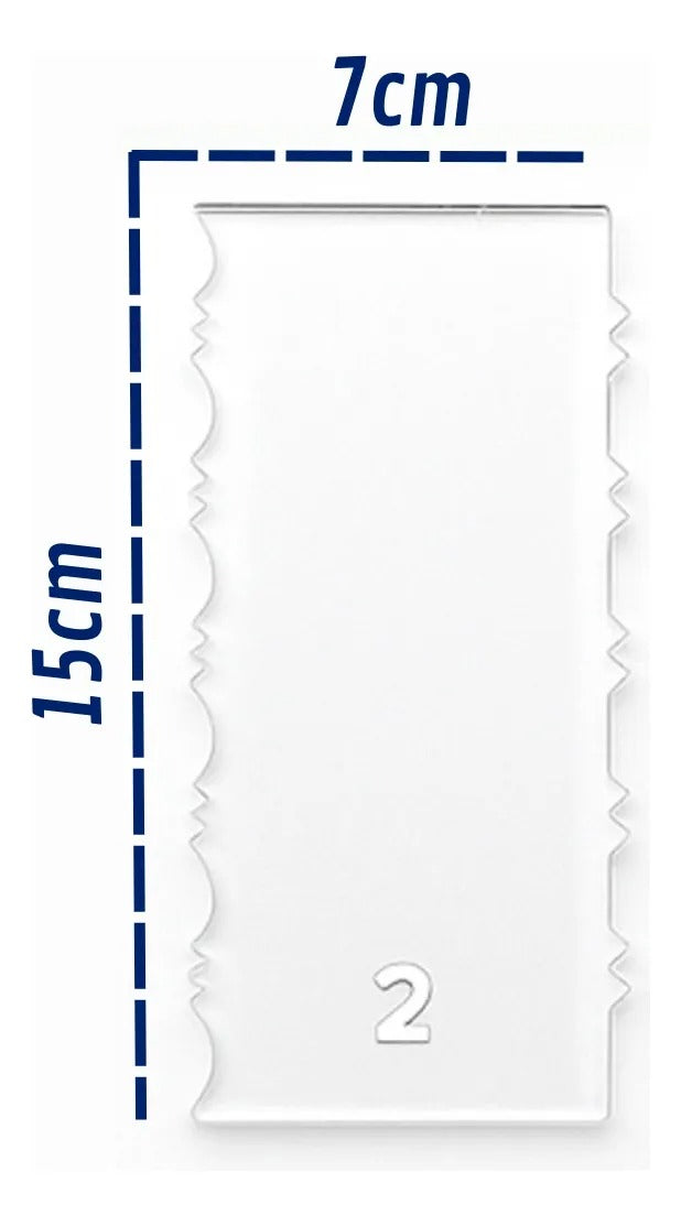 Espátulas Decoração Bolo 13 Pçs Confeiteiro Textura Desenho