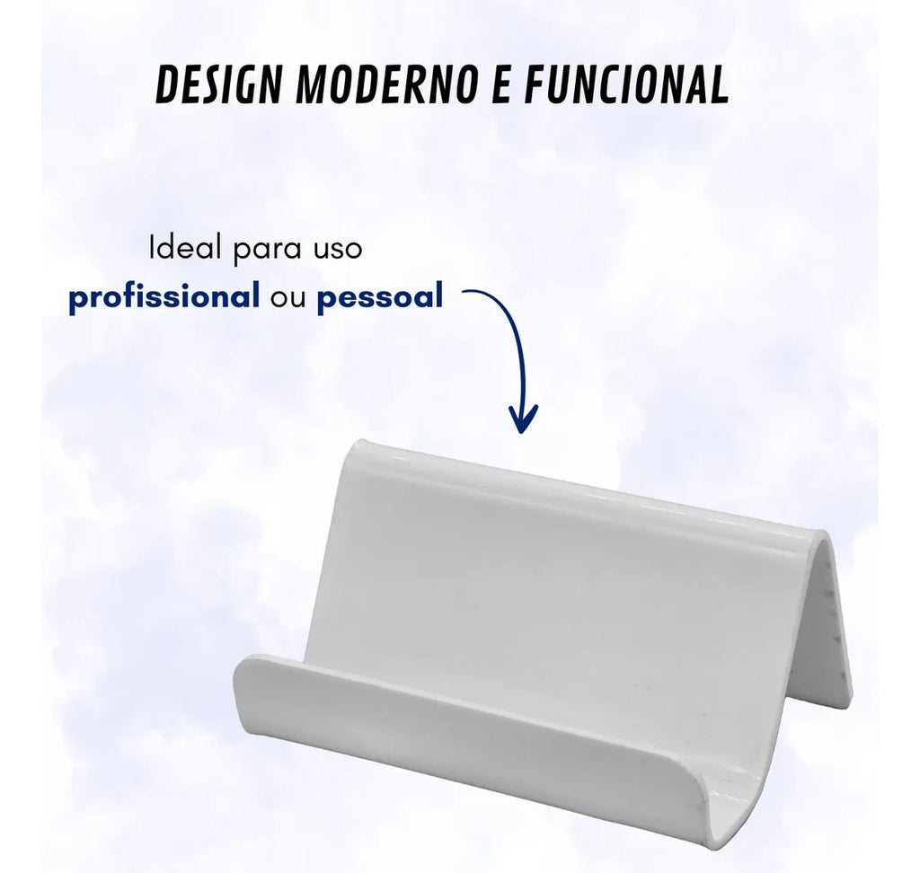 Porta Cartão Visita Suporte Mesa Balcão Organizador Display