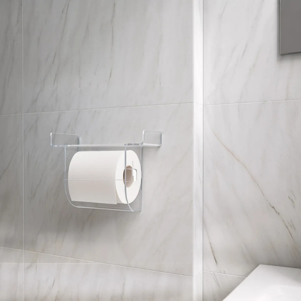 Suporte Papel Higiênico Apoio Celular Objeto Banheiro Lavabo