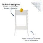 Organizador Acrílico Consultório Dentista 7 Ferramentas Luxo