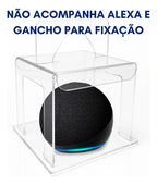 Porta Alexa Echo Dot Parede Teto Som Ambiente Sala Quarto