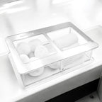 Guarda Algodão Gaze Porta Mantimentos Caixa Acrílico Estojo