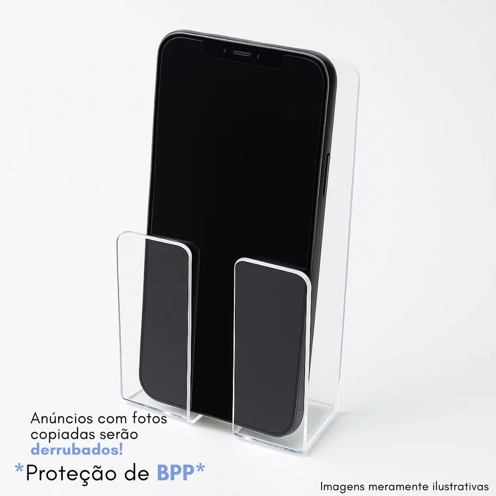 Suporte Parede Celular Acrilico Para Galaxy, iPhone, Motorola, etc...