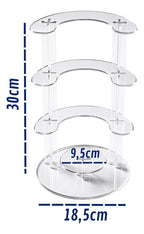 Prateleira 5 Andares Display Vitrine Balcão Loja Suporte