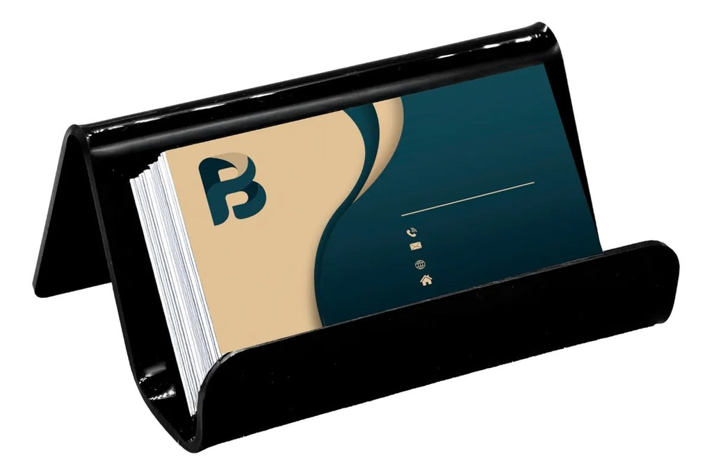 Porta Cartão Visita Suporte Mesa Balcão Organizador Display