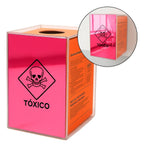 Caixa Coletora Descarpack Suporte Tóxico 3l Parede Mesa