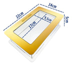 Porta Mascara Descartavel Suporte Organizador Mesa Acrílico