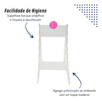 Suporte Acrílico Porta Instrumentos Dentista 7 Ferramentas