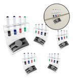 Kit 5 Suporte Acrilico Porta 4 Canetas 1 Apagador Lousa