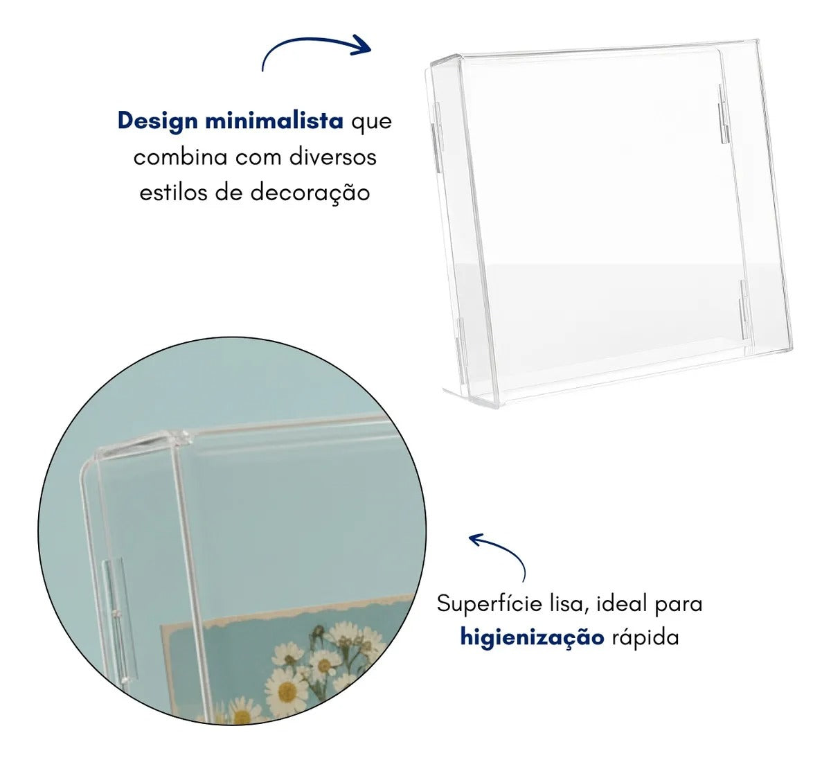 Caixa Fotos Moldura Expositora Objetos Lembranças Box Quadro