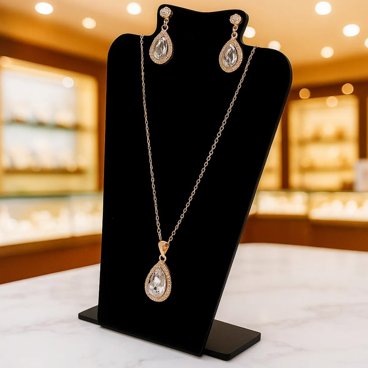 Porta Brinco 3 Pçs Expositor Colar Acrilico Corpo Joia Loja