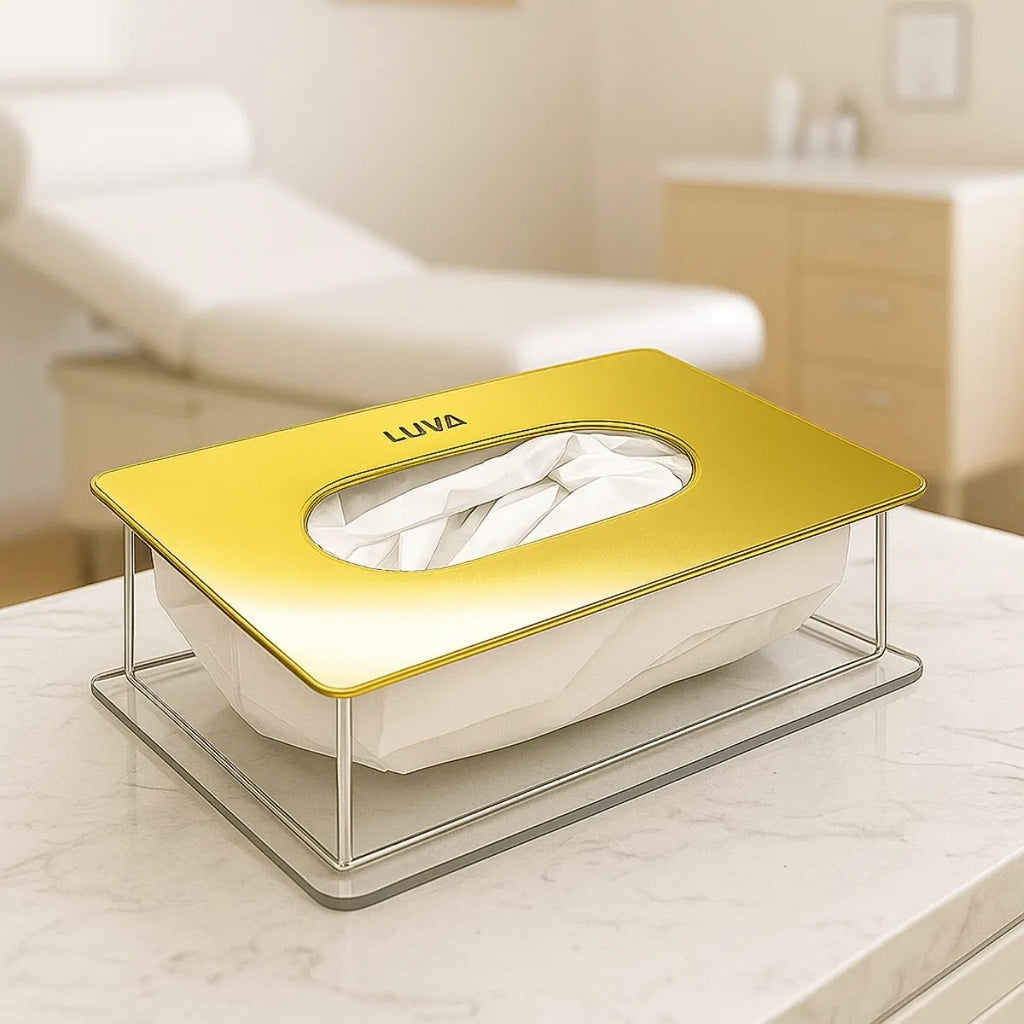 Caixa Acrílico Porta Luva Máscara Touca Profissional Médico