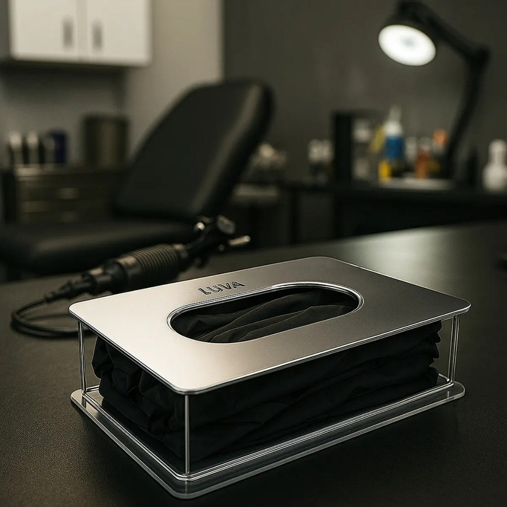 Caixa Acrílico Porta Luva Máscara Touca Profissional Médico