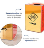 Caixa Coletora Descarpack Suporte Tóxico 3l Parede Mesa