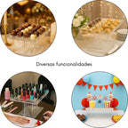 Display Vitrine Expositor Balcão Decoração Festa Evento Doce Adicionar aos favoritos