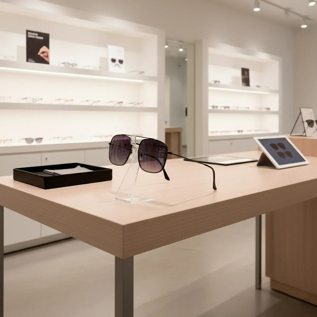 Expositor Óculos Kit 3 Display Vitrine Mostruário Bancada