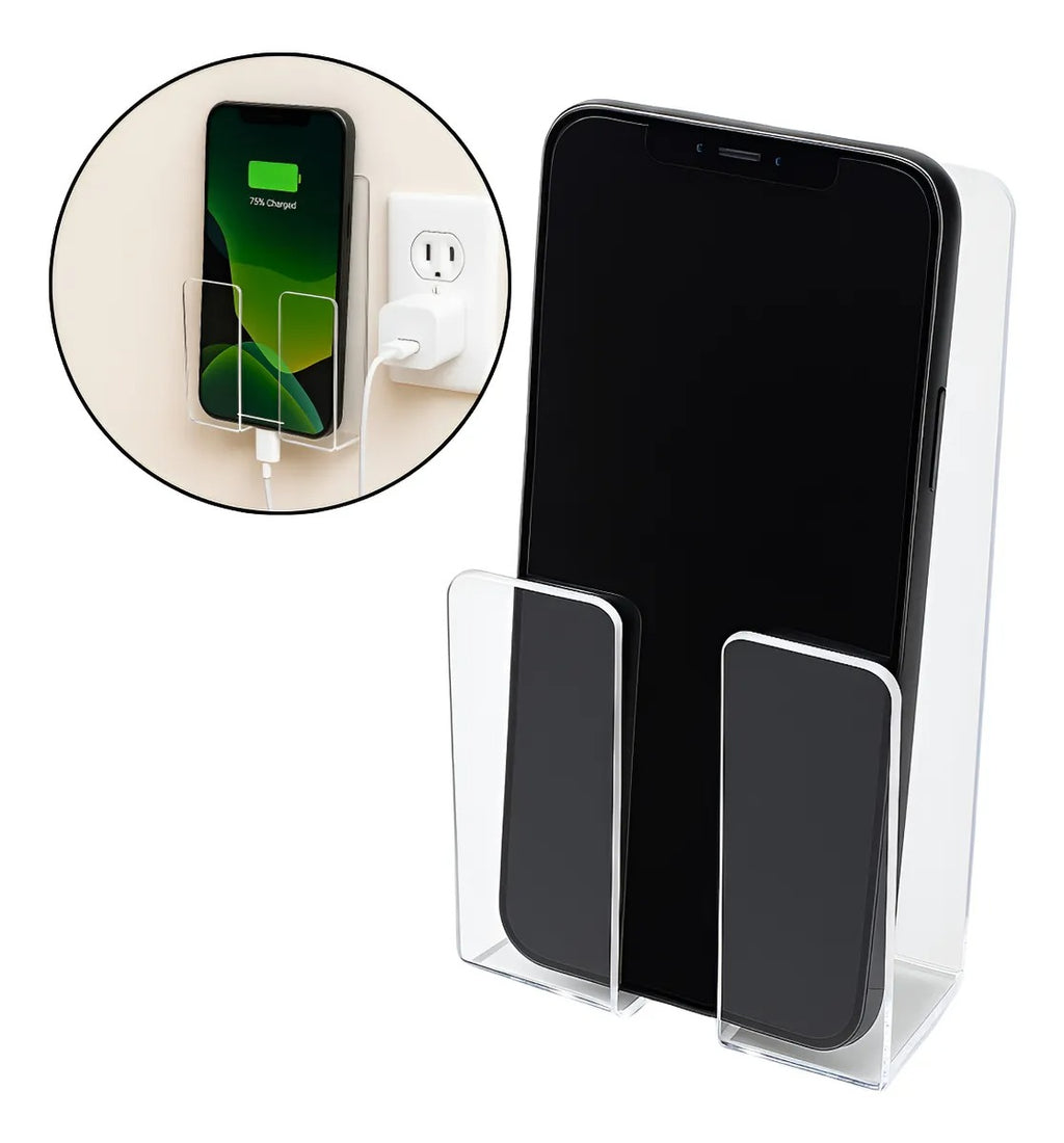 Suporte Parede Celular Acrilico Para Galaxy, iPhone, Motorola, etc...