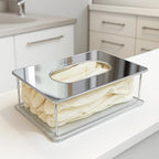 Caixa Acrílico Porta Luva Máscara Touca Profissional Médico