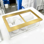 Guarda Algodão Gaze Porta Mantimentos Caixa Acrílico Estojo