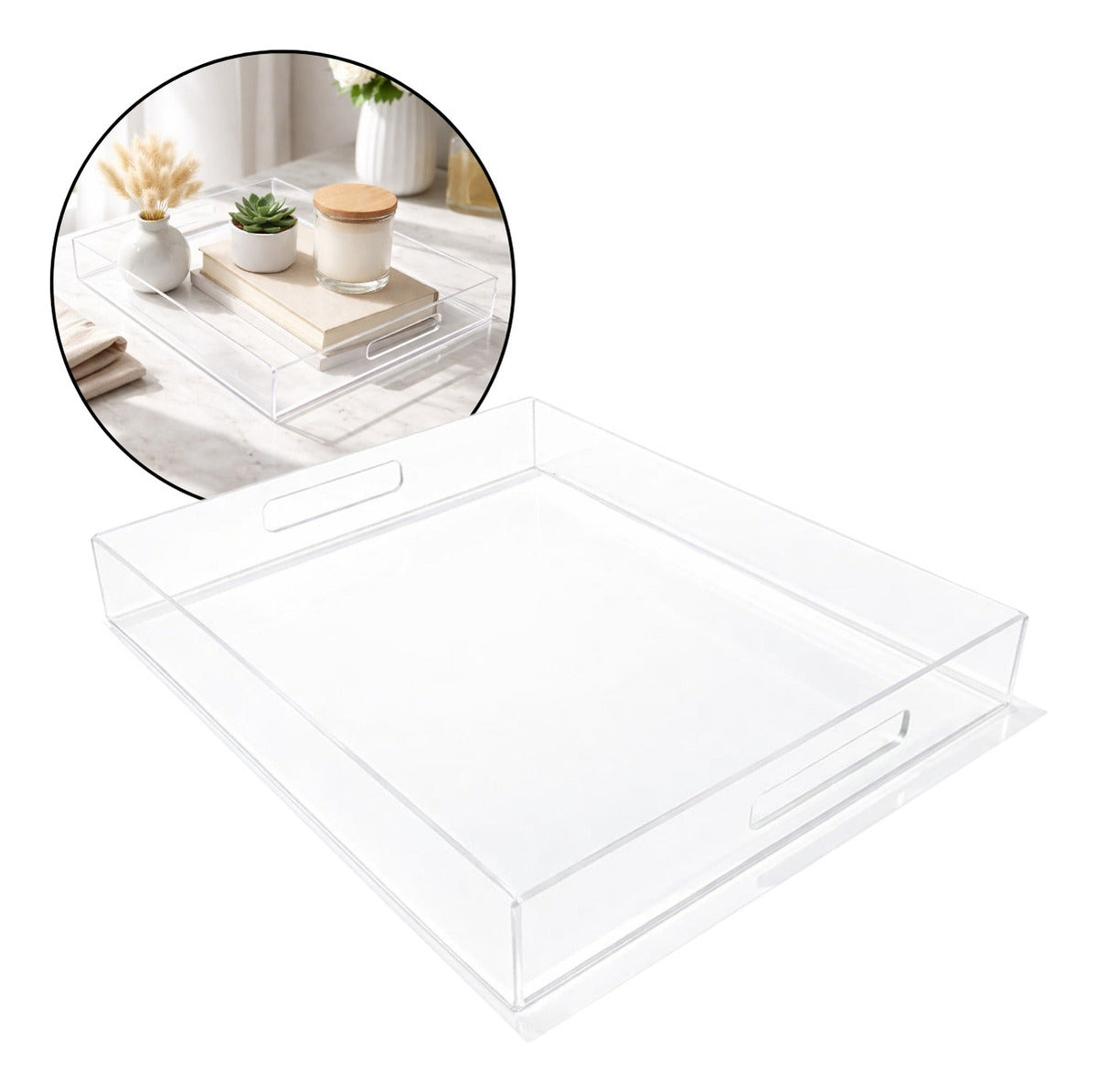 Bandeja Decoração Banheiro Cozinha Adega Organização Display