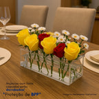 Suporte 10 Flores Expositor Furos Vaso Arranjo Casamento