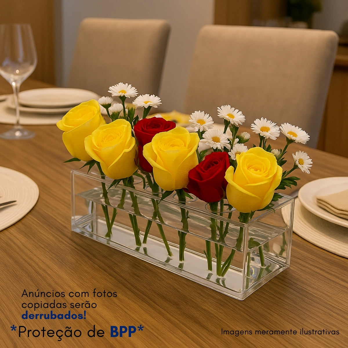 Suporte 10 Flores Expositor Furos Vaso Arranjo Casamento