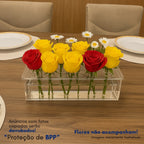 Vaso Flores Arranjo Acrilico Centro De Mesa Festa Casamento