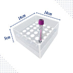 Suporte Tubos Coleta Sangue Acrilico