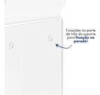 Porta Papel Higienico Parede Acrilico 3 Rolos