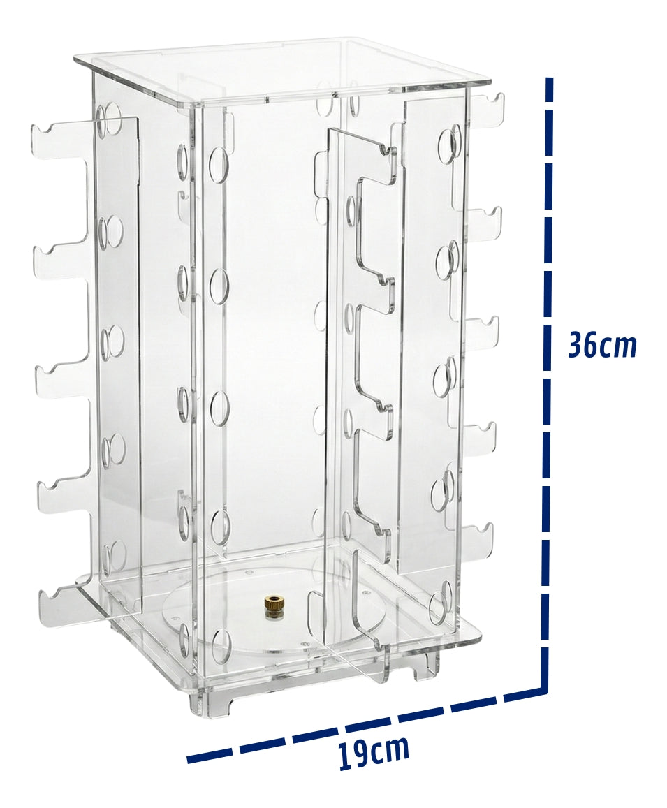 Carrossel Expositor Loja 20 Óculos Giratório Vitrine Ótica