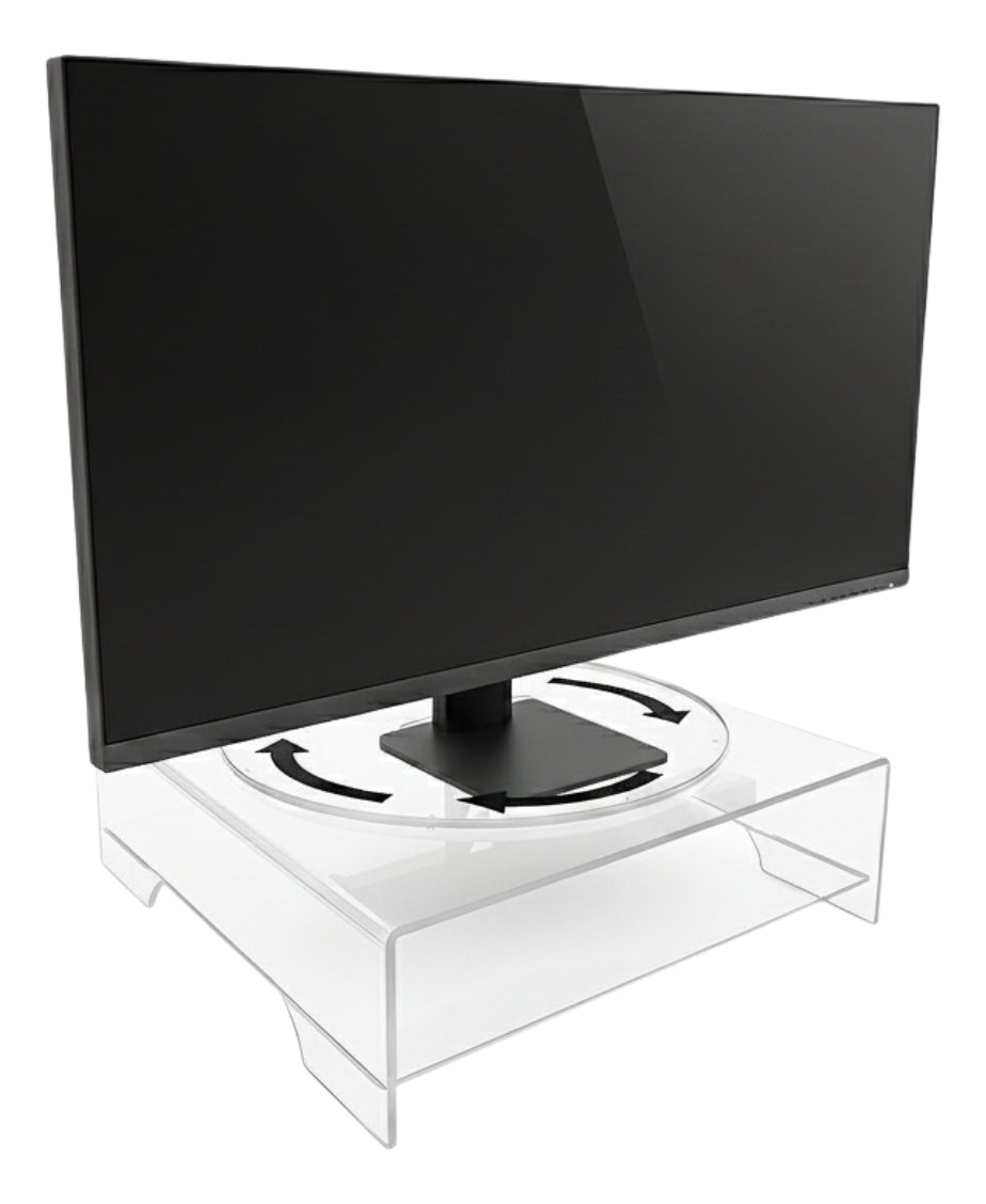 Suporte Monitor Giratorio Acrilico Grande