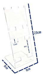 Suporte 4 Relógios Expositor Porta Loja Bancada Loja Vitrine