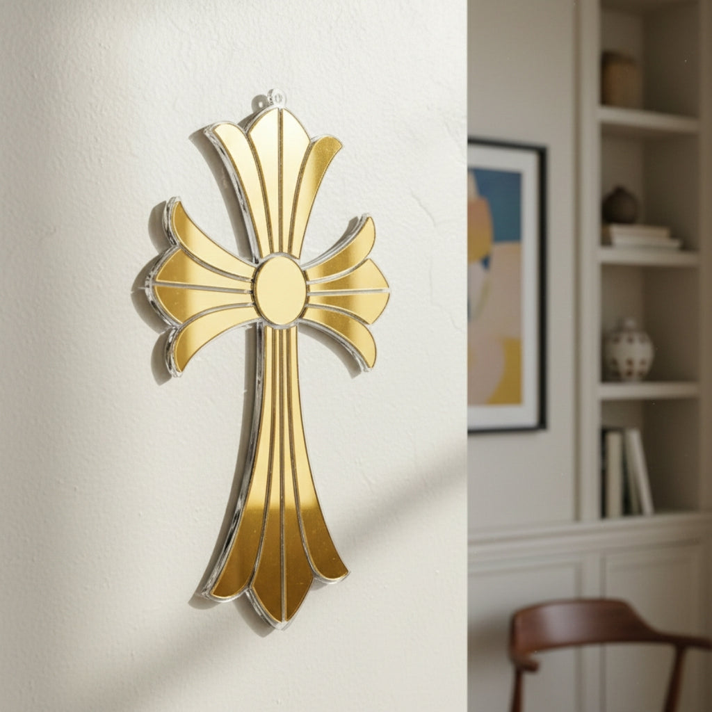 Cruz Parede Crucifixo Decorativa Cristã Religiosa Cristo Fé