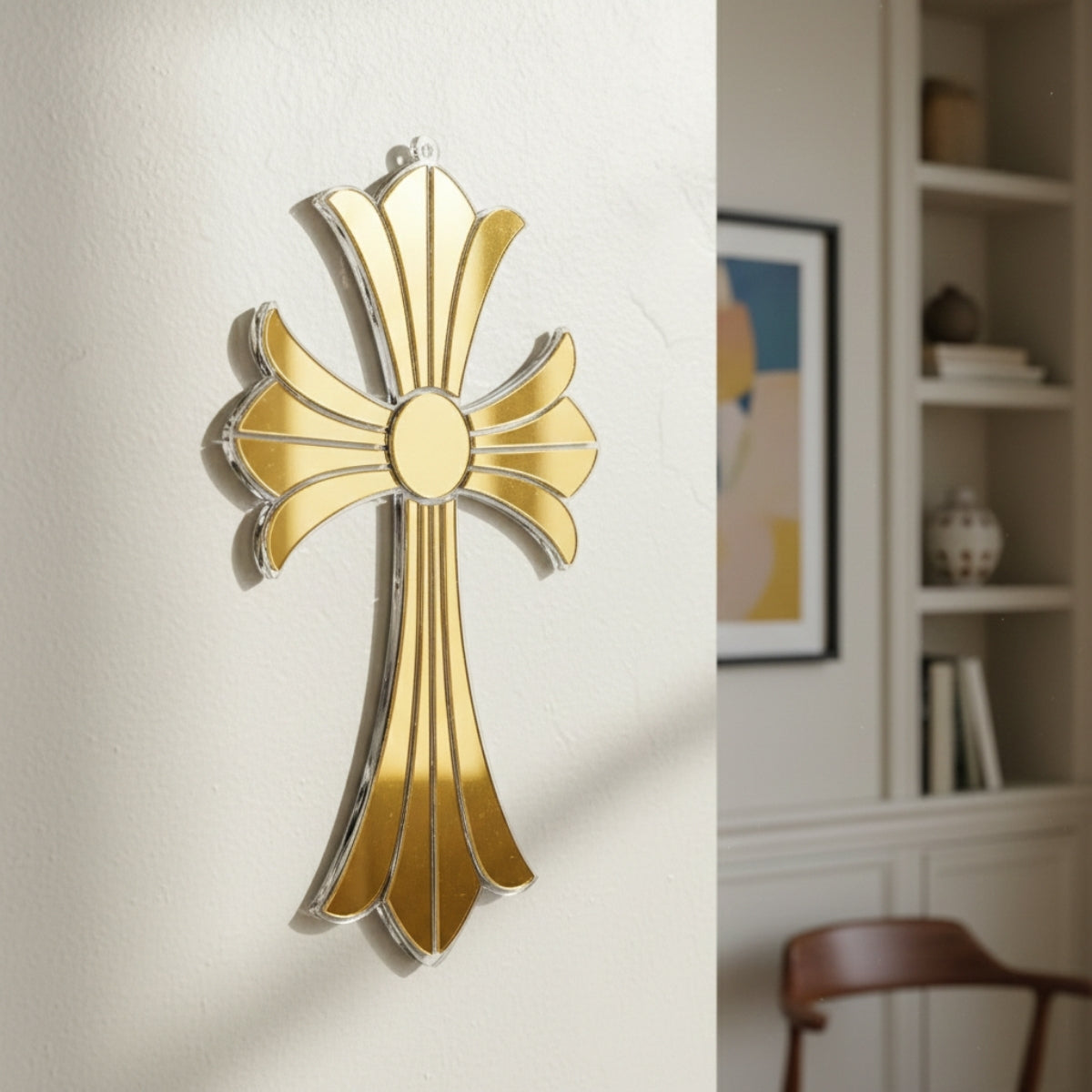 Cruz Parede Crucifixo Decorativa Cristã Religiosa Cristo Fé