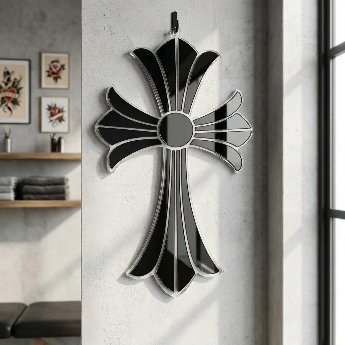 Cruz Parede Crucifixo Decorativa Cristã Religiosa Cristo Fé