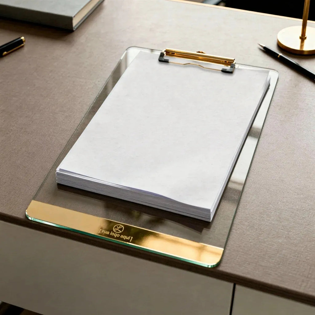 Prancheta Papel A4 Personalizada Escritório Prendedor Folha