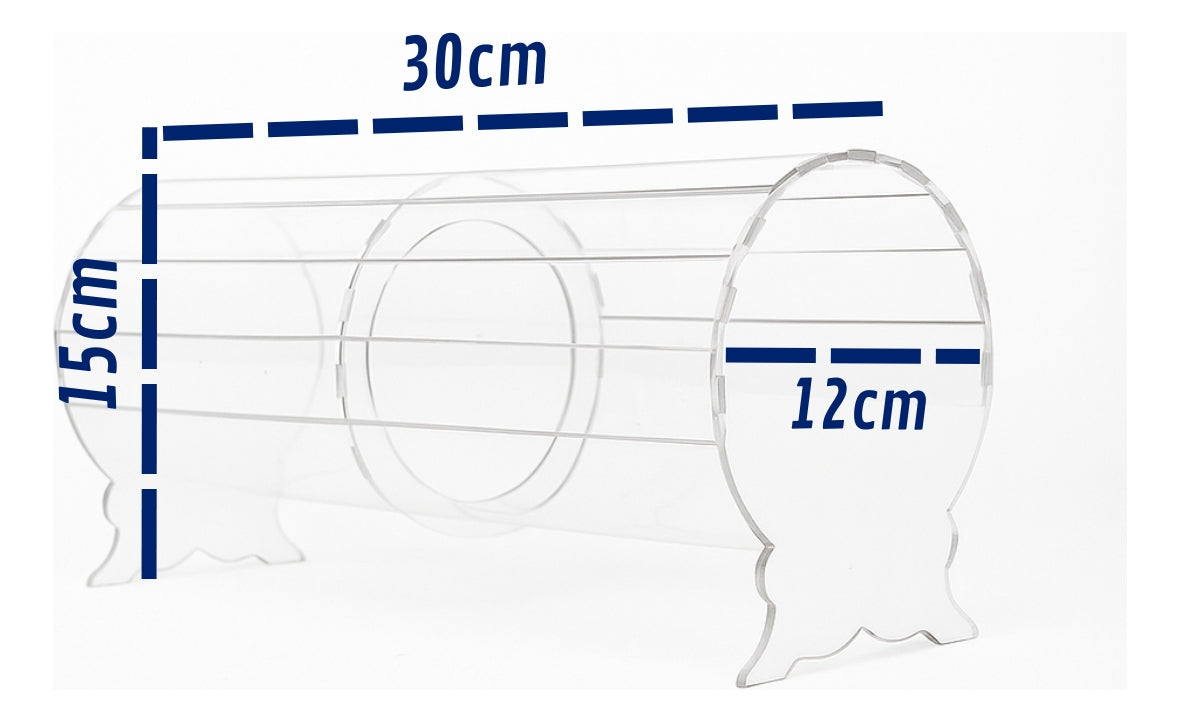 Expositor Acrílico Redondo para Tiaras e Arquinho