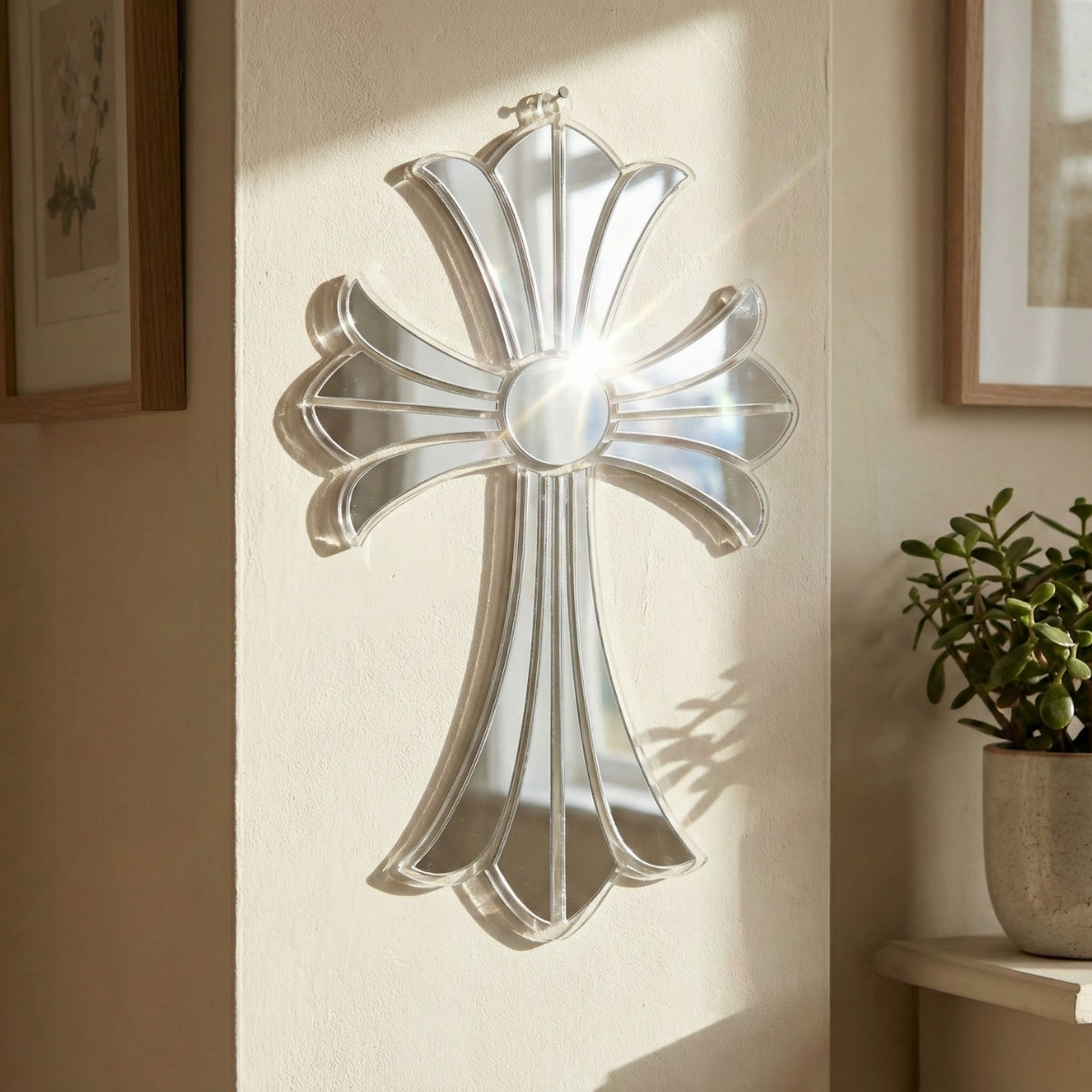 Cruz Parede Crucifixo Decorativa Cristã Religiosa Cristo Fé