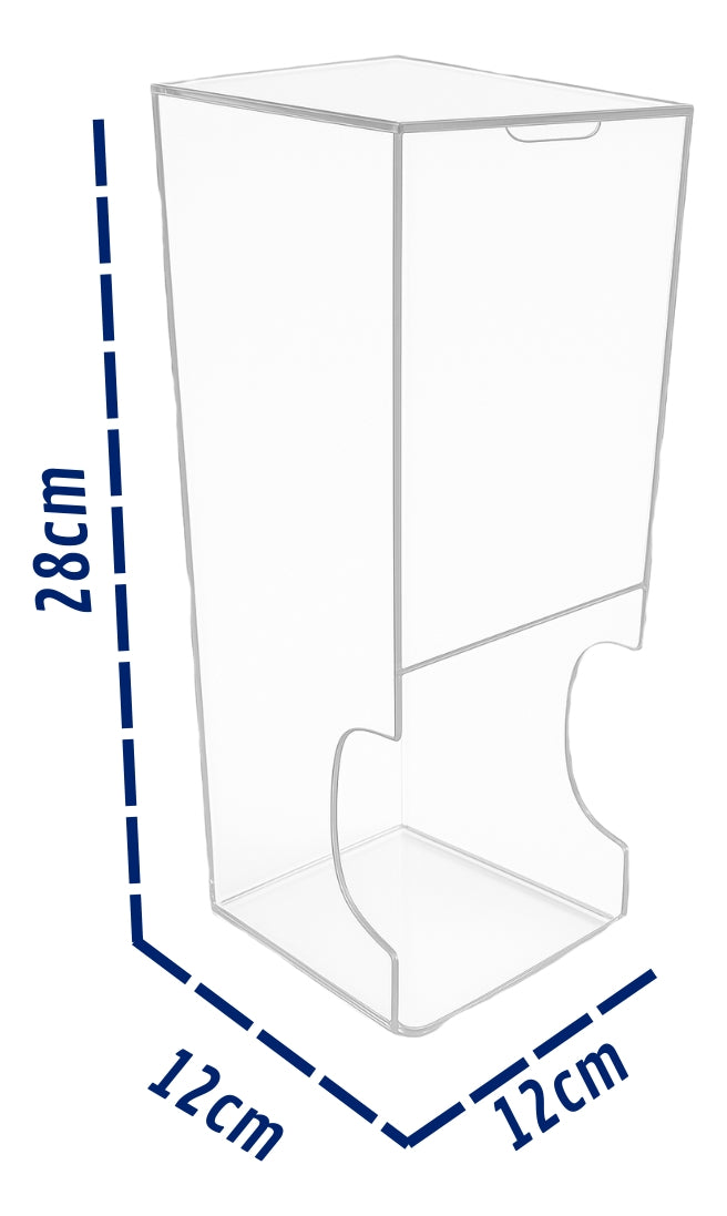 Porta Papel Higienico Parede Acrilico 3 Rolos