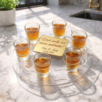 Porta Copos Shot Dose Giratório Presente Personalizado Drink