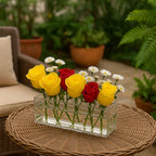 Suporte 10 Flores Expositor Furos Vaso Arranjo Casamento
