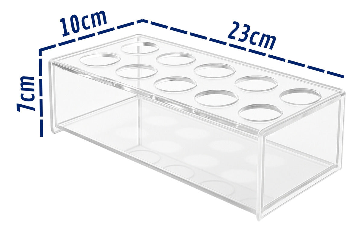 Suporte 10 Flores Expositor Furos Vaso Arranjo Casamento