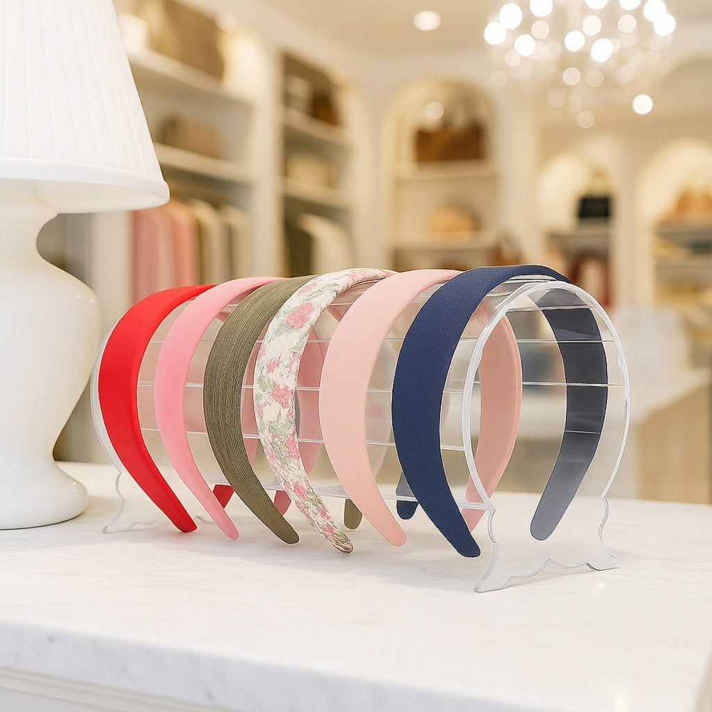 Expositor Acrílico Redondo para Tiaras e Arquinho