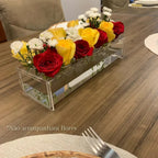 Vaso Flores Arranjo Acrilico Centro De Mesa Festa Casamento