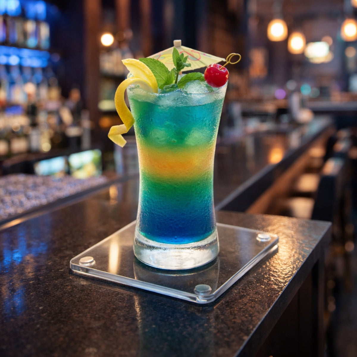 Suporte Bolacha Copo Acrílico Antiderrapante Kit 6 Unidades Premium