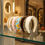 Expositor Acrílico Redondo para Tiaras e Arquinho